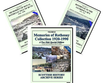 2 Disk Memories of Rothesay Collection 1920 -1990 Save 4 Pounds versus individual disks on this special edition
