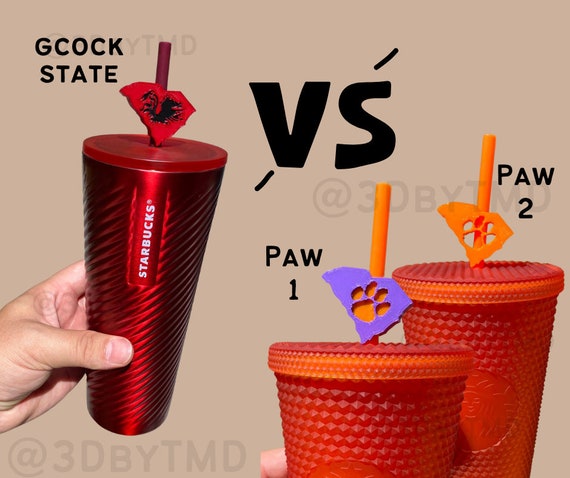 Football Tumbler Straw Topper - Live Love Gameday