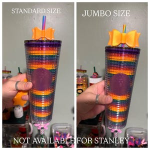 Bow (standard or jumbo) Straw Topper | 3D Printed for 8.5mm STANDARD straws only - NOT for Stanley!