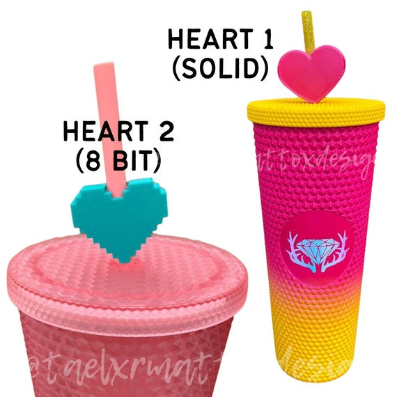 Stanley Tumbler Cup Straw Topper Stanley Cup Accessory Straw Buddy Straw  Charm Straw Decoration 3D Printed Pink 