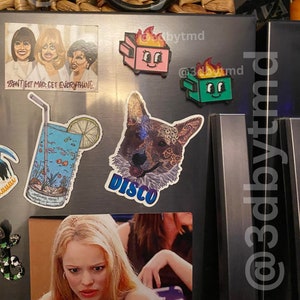 Dumpy the Dumpster Fire Magnet Fridge Fun Office Prank Gift Gag Gift His & Hers image 2