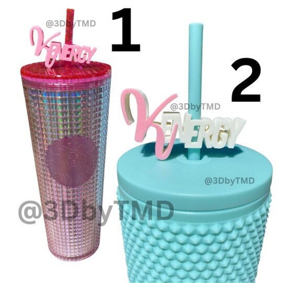  Custom Straw Topper 3D Print Personalized Name Straw Toppers  Straw Buddy for Tumbler 3D Printing Straw Cover with Name Straw Charms Straw  Decor: Home & Kitchen