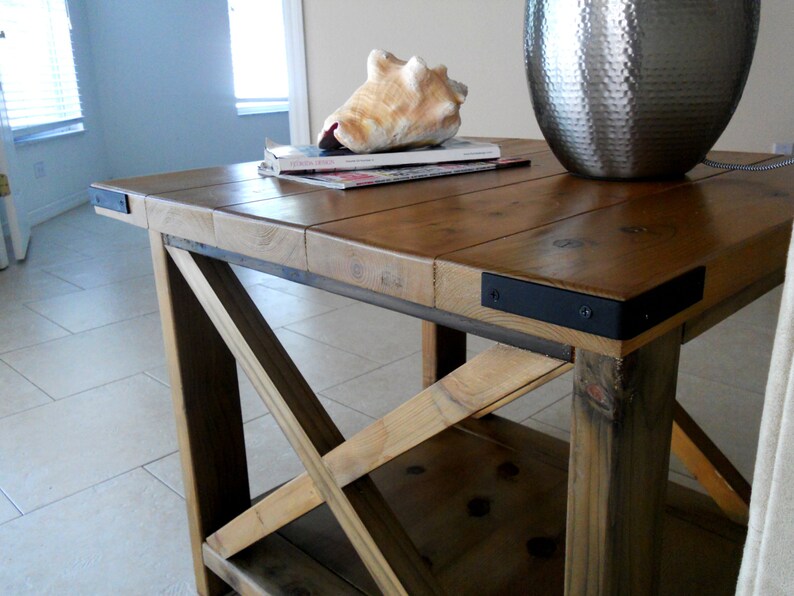 Custom Rustic Farmhouse End Table Etsy
