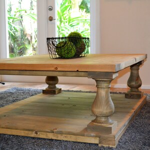 Balustrade Farmhouse Coffee Table image 4