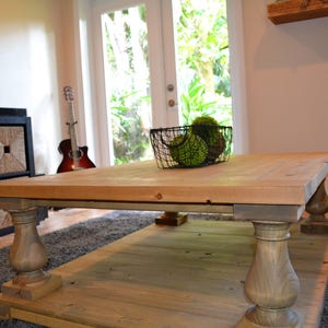 Balustrade Farmhouse Coffee Table image 1