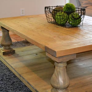 Balustrade Farmhouse Coffee Table image 2