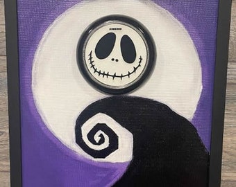 Magic Band Scanner Live Painting - Jack Skellington - Bijgewerkt met frame!