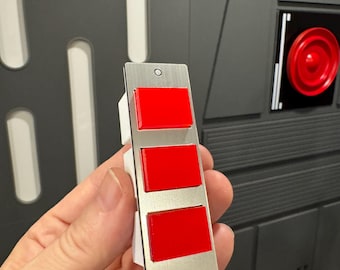 Imperial Snowtrooper Chest Red Tiles Kit – Costume Armor Upgrade Cosplay