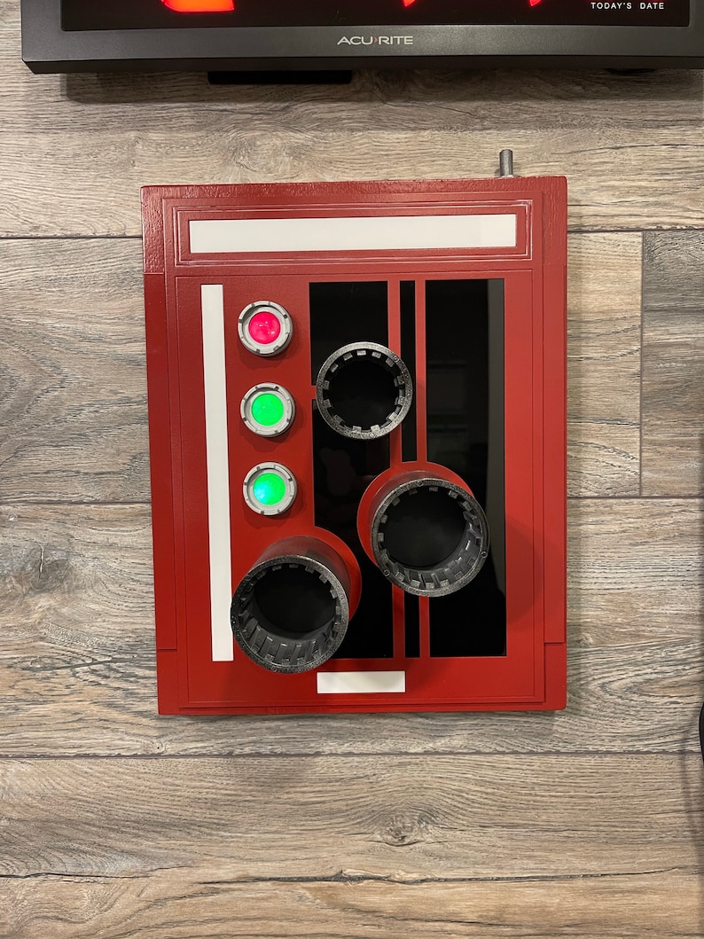 Star Wars Death Star BLAST DOOR Panel With LED Lights Etsy