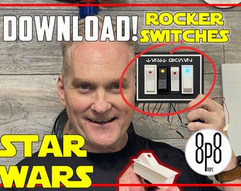 Star Wars Rocker Switch DOWNLOAD! (STL file Digital download)