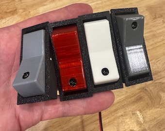 Star Wars Inspired Galaxy Rocker Switches - 4 colors and Ready to install!