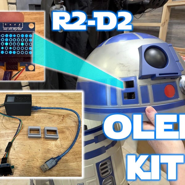 Home Depot R2-D2 OLED Logic Display kit