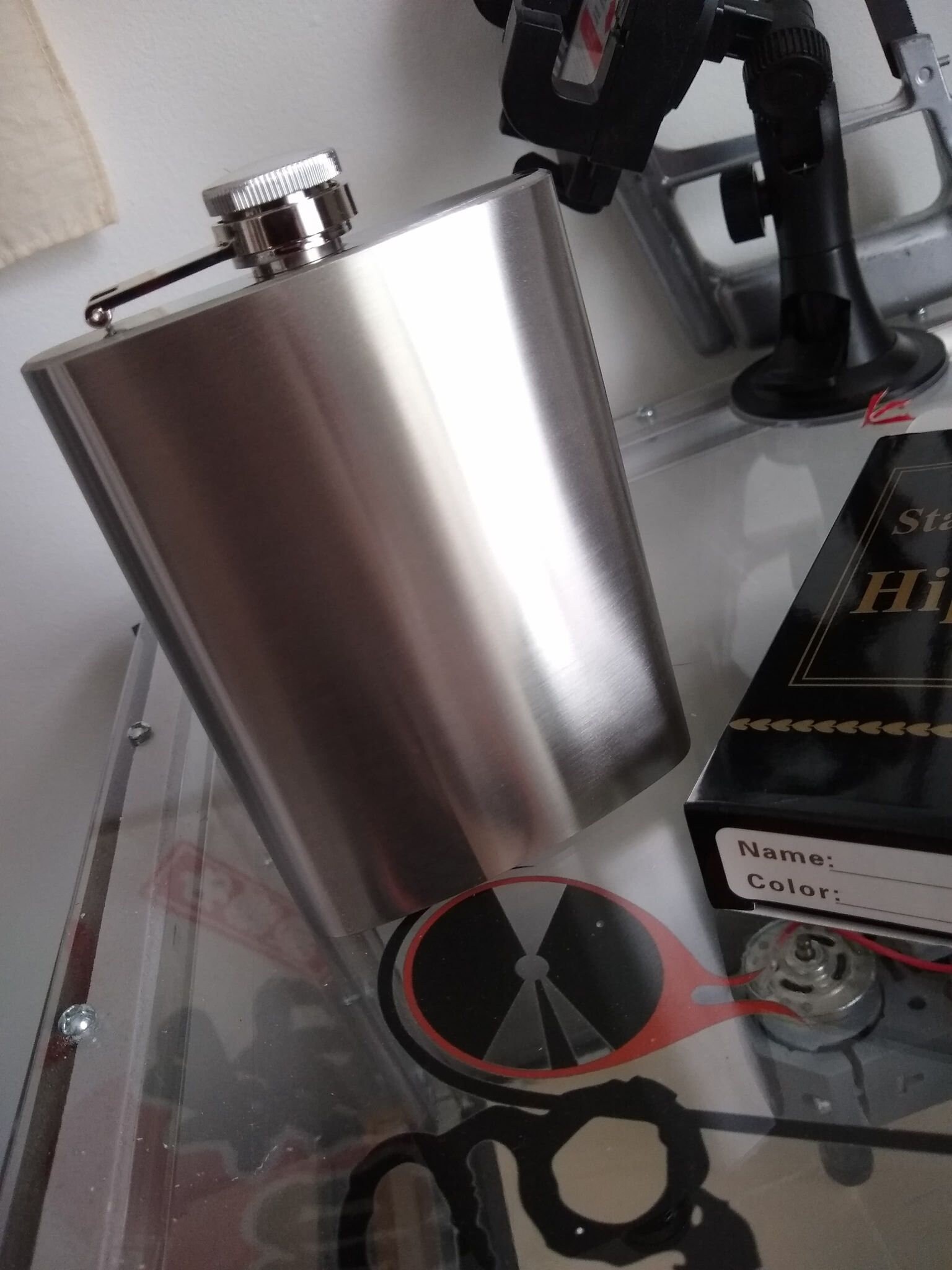 Personalised 8OZ Flask Laser Engraving Etsy Denmark