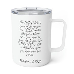 The Priestly Blessing Insulated Coffee Mug, 10oz