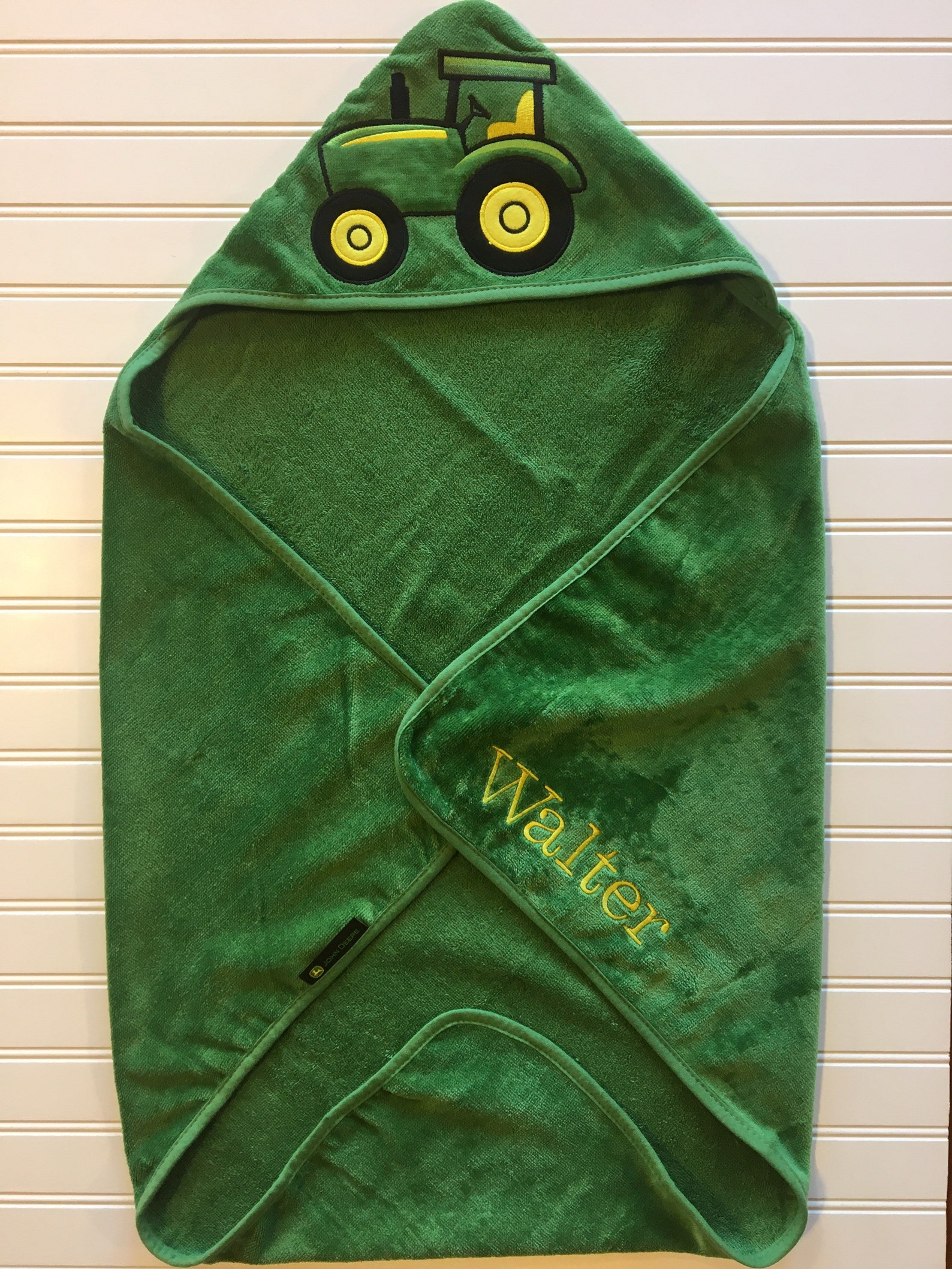 Hooded Bath Towel/Personalized Hooded Bath Towel/John Deere Etsy