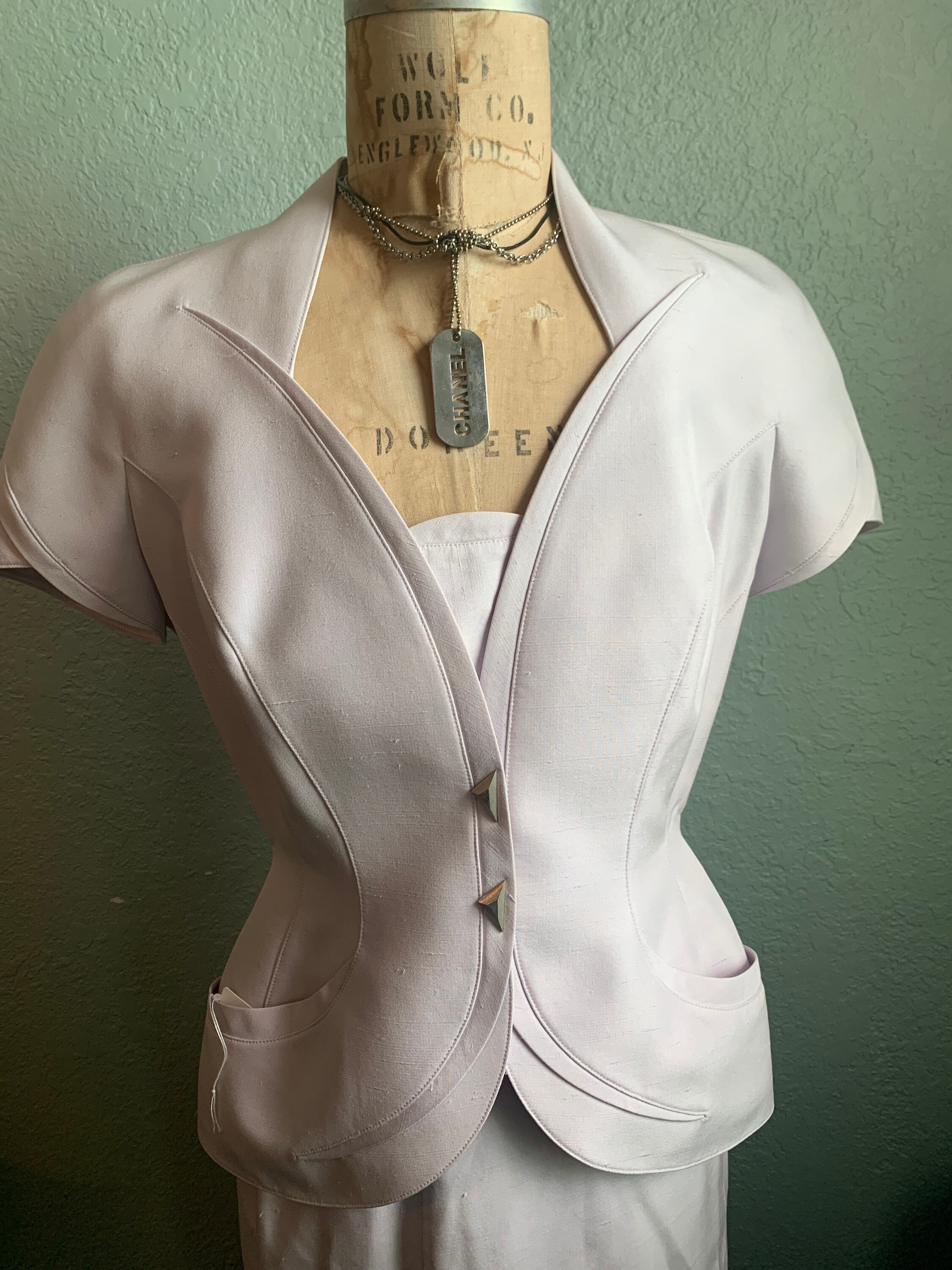 VTG Thierry Mugler 2-piece Skirt Suit Set Vintage Designer 90s - Etsy