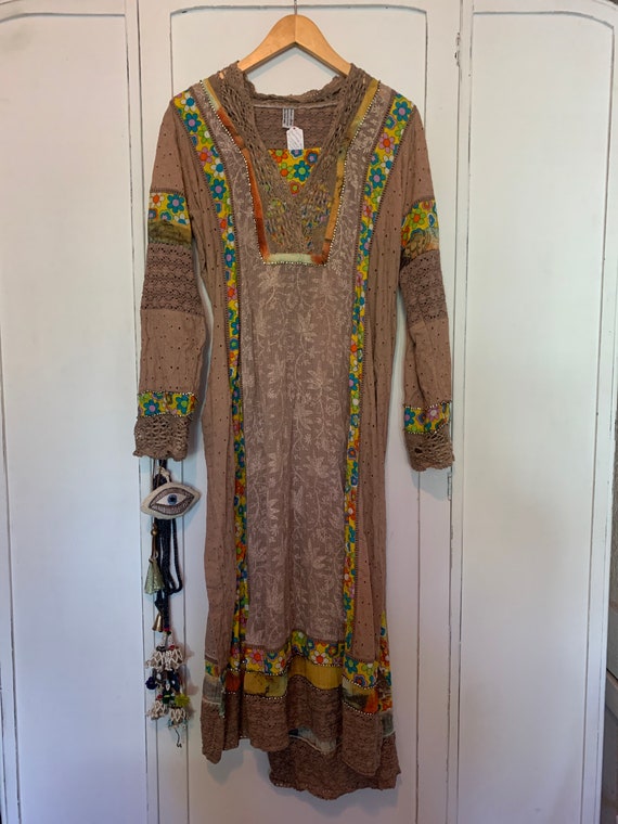 VTG AMAZING Dead Stock 70’s Vintage Handmade Tunic