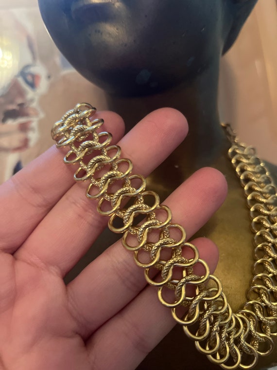 VTG KJL Kenneth Jay Lane Designer Gold Tone Vinta… - image 3