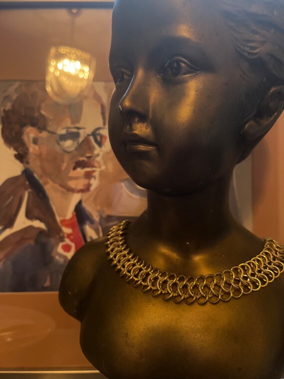 VTG KJL Kenneth Jay Lane Designer Gold Tone Vinta… - image 2