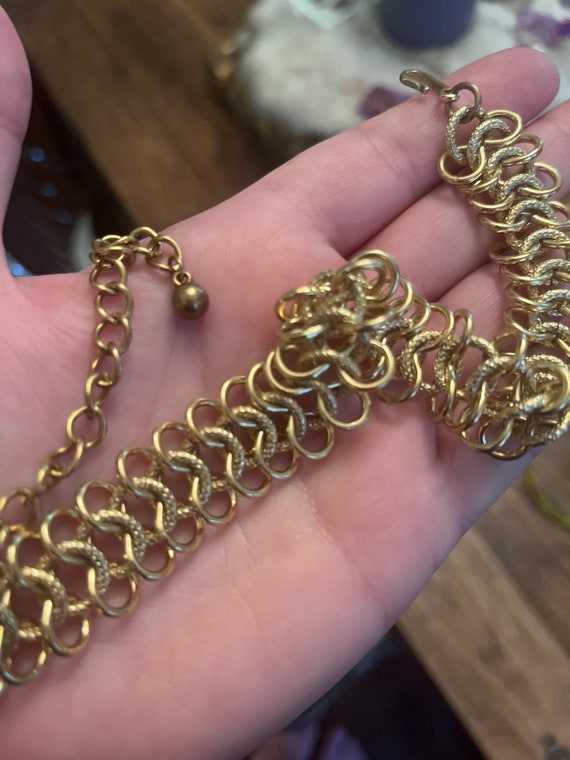 VTG KJL Kenneth Jay Lane Designer Gold Tone Vinta… - image 7