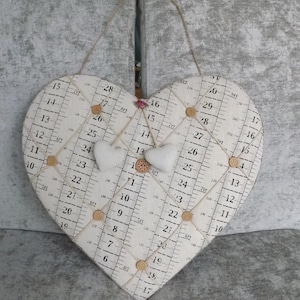 Heart Shaped MEMO BOARD, 44cm x 44cm, 17&quot; x 17&quot;, Hand Crafted Pin Board, Craft Room Accessories, Office Memo Board, Mother&#39;s Day Gift