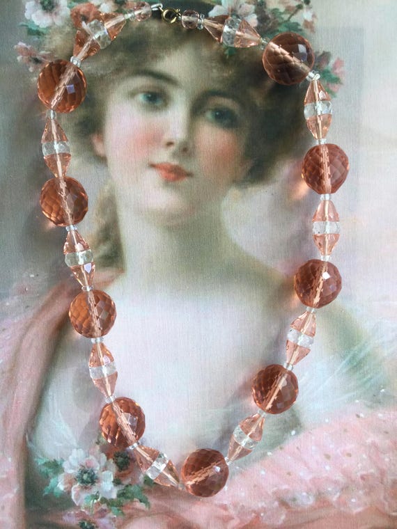 Antique Victorian Vintage Jewellery multi facet c… - image 5