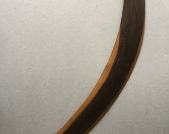 Old North West Australian Aboriginal Boomerang Mulga Wood dalla regione Pilbara di WA Australia