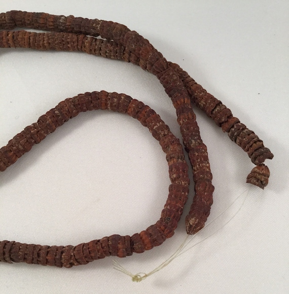 Vintage Australian Aboriginal Jewelry Necklace Made From Seed Pods