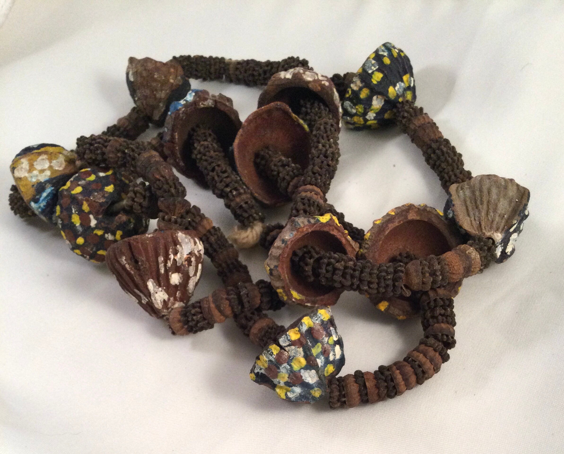 Vintage Australian Indigenous Aboriginal Jewelry Necklace Made