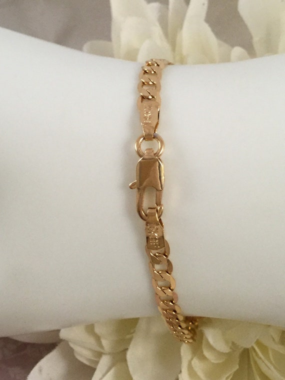 ■VINTAGE HOLLYWOOD■ Square Bold Chain Bracelet VH24NNBR170 41Sf00bm5lL.jpg