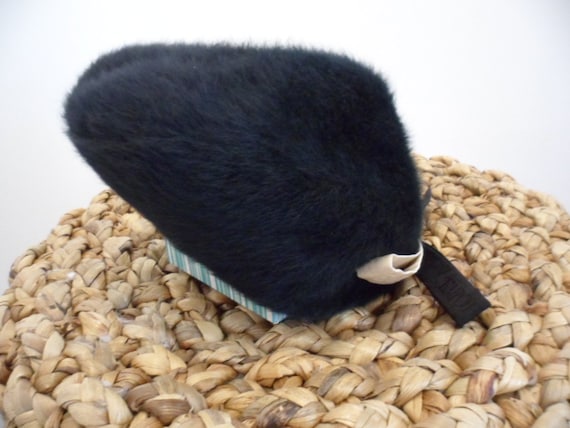 Vintage Emporio Armani Black Angora Beret Made in Italy Hat - Etsy