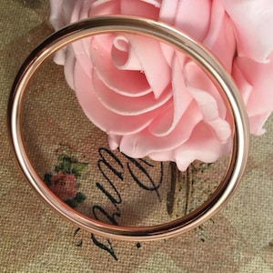 Vintage Jewellery Rose Gold Golf Bangle Jewelry wedding bridal presents gifts for her