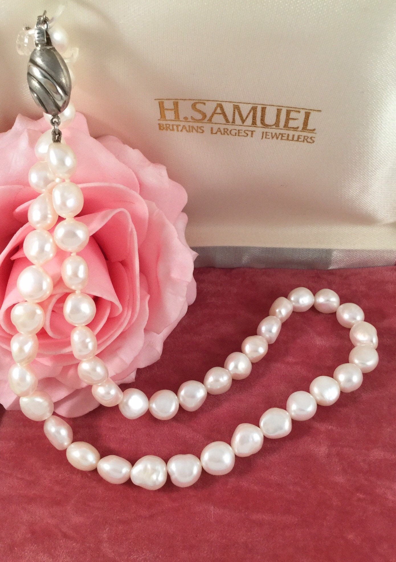 H samuel pearl necklace sale