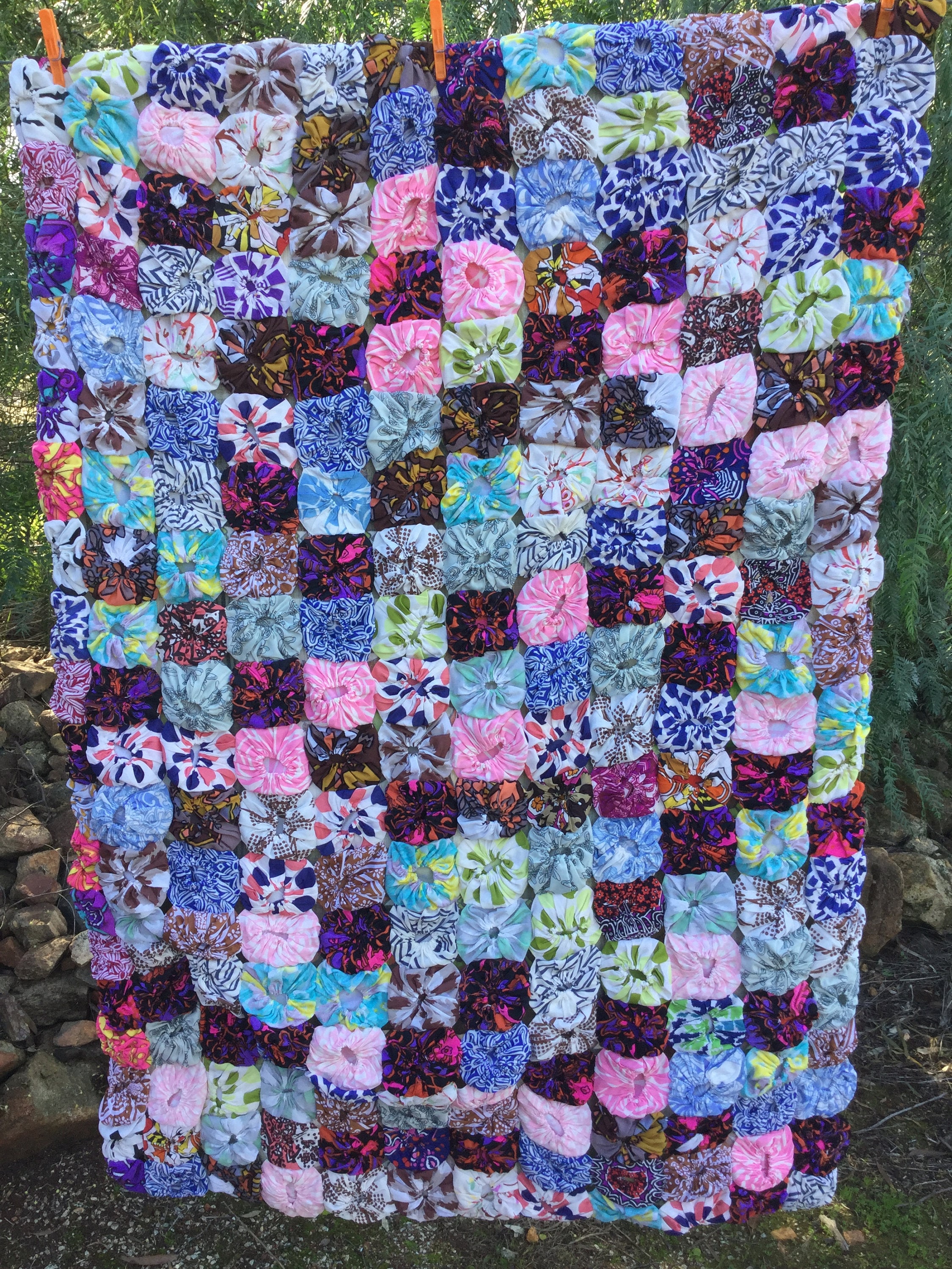 Antique yoyo quilt - Etsy 日本