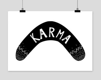 Karma Boomerang - Etsy UK Karma Boomerang - Etsy UK