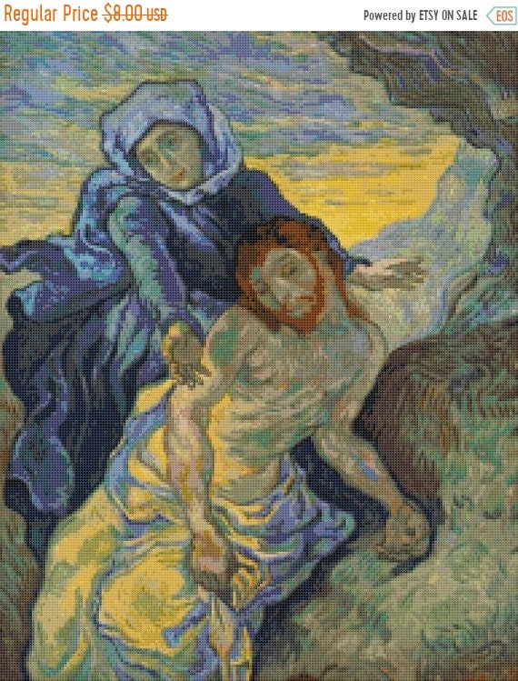 The pity by Van Gogh Cross Stitch Pattern Pdf gogh pattern ...