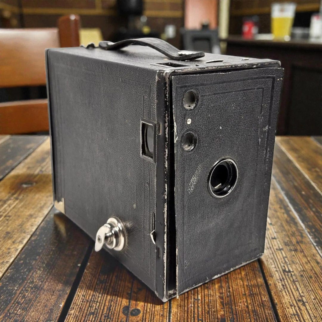 1925 Eastman Kodak Black No 2A Brownie Box Camera Model C Uses No 116 ...