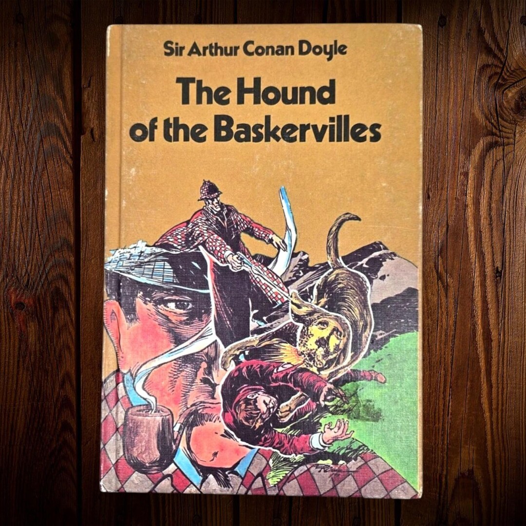 1977 the Hound of the Baskervilles Sherlock Holmes Illustrated Classics ...
