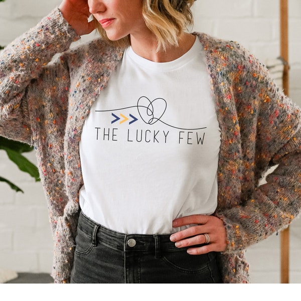 la chemise Lucky Few, T21 Amour, Sensibilisation à la trisomie 21, Sensibilisation au syndrome de Down, octobre DS Sensibilisation, T21, TLF, Lucky Few, Ds, trisomie 21, 321