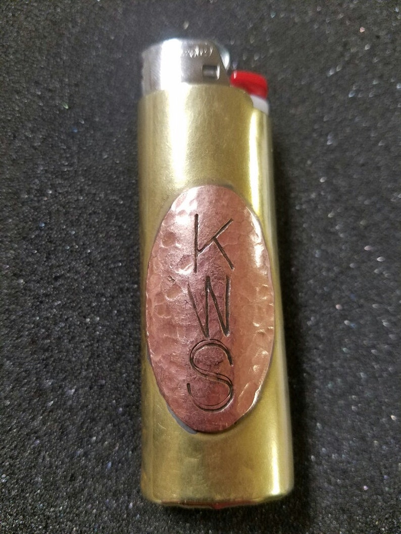 NEW 40 yr old Vintage Brass Lighter Case w/NEW BIC Lighter Etsy