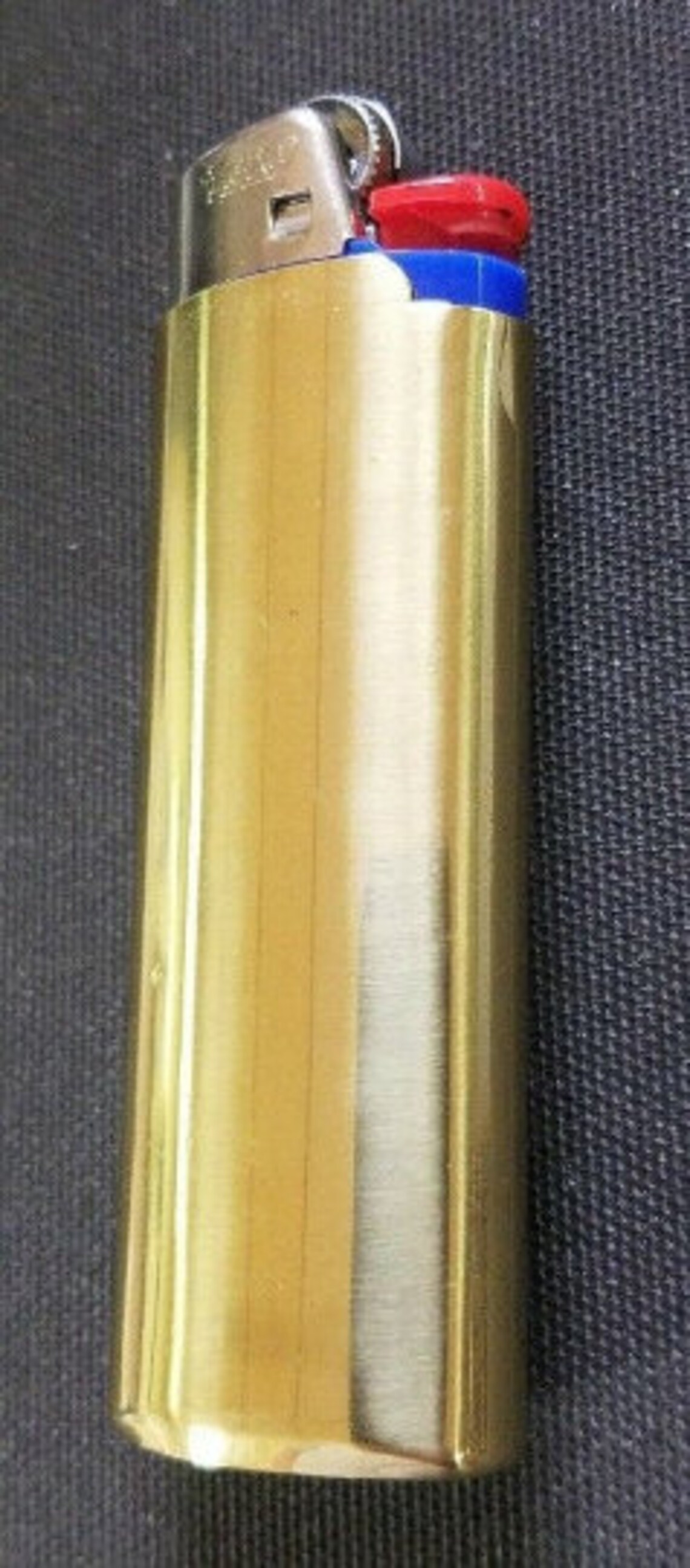 NEW 40 yr old Vintage Brass Lighter Case w/NEW BIC Lighter Etsy