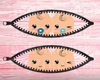 Download Zipper Baby Svg Etsy