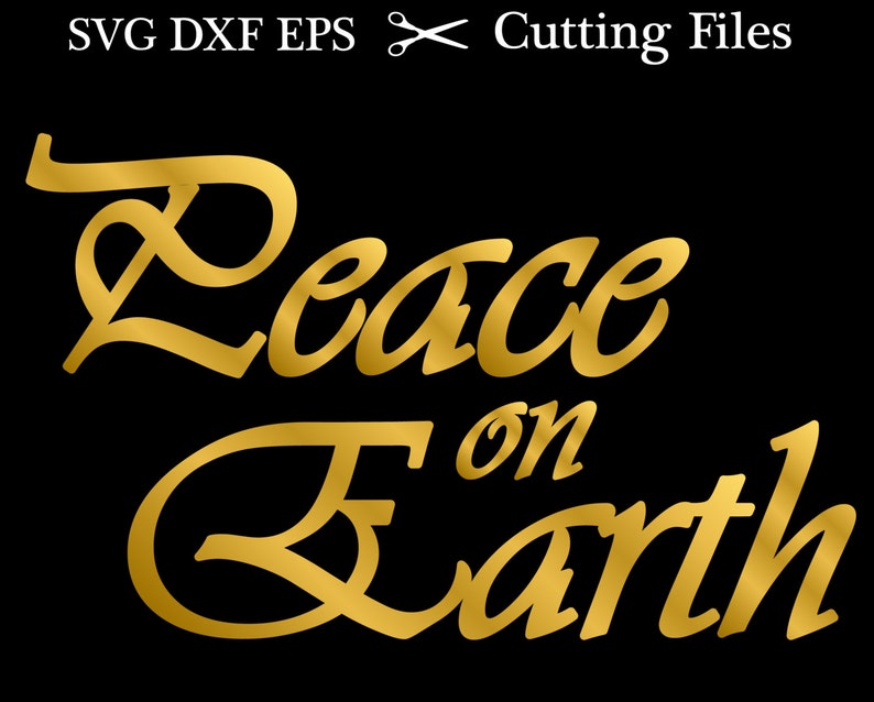 Download Christmas Word Art Gold Foil SVG PNG EPS Cutting Files ...