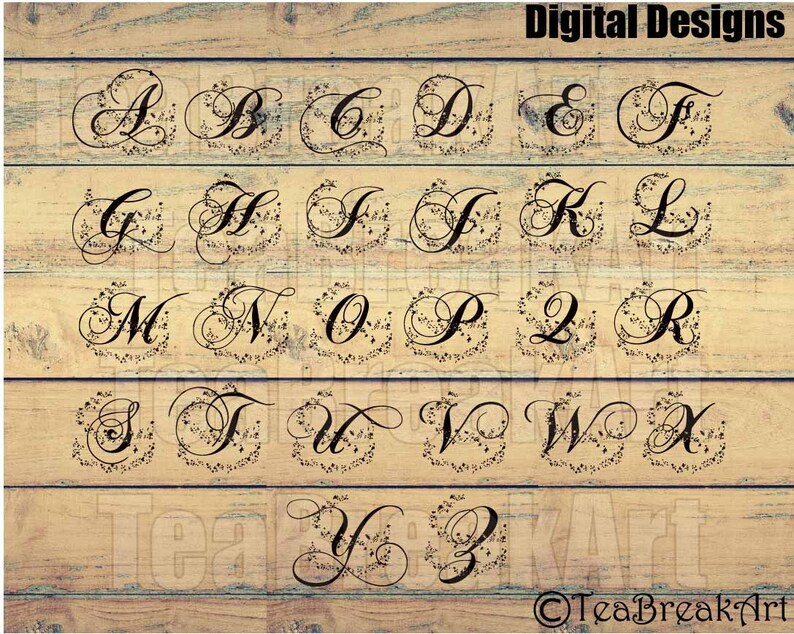 Download Princess Font Monogram Alphabet SVG EPS PDF Digital ...
