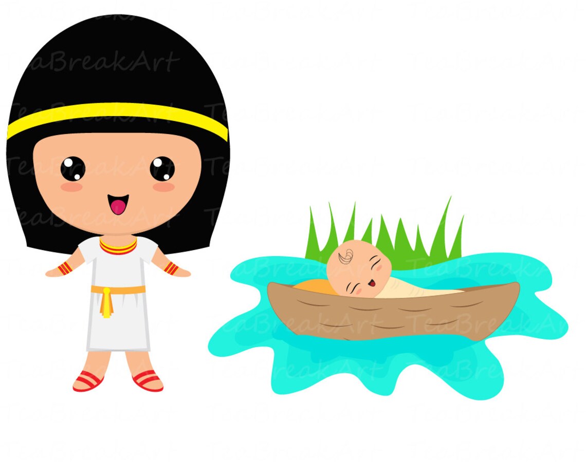 Moses Clipart Digital Clip Art Graphics for - Etsy