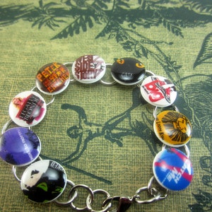 Broadway Charm Bracelet, Broadway Jewelry, Broadway Musicals, Off Broadway, Broadway Gift, Broadway Theme afbeelding 2