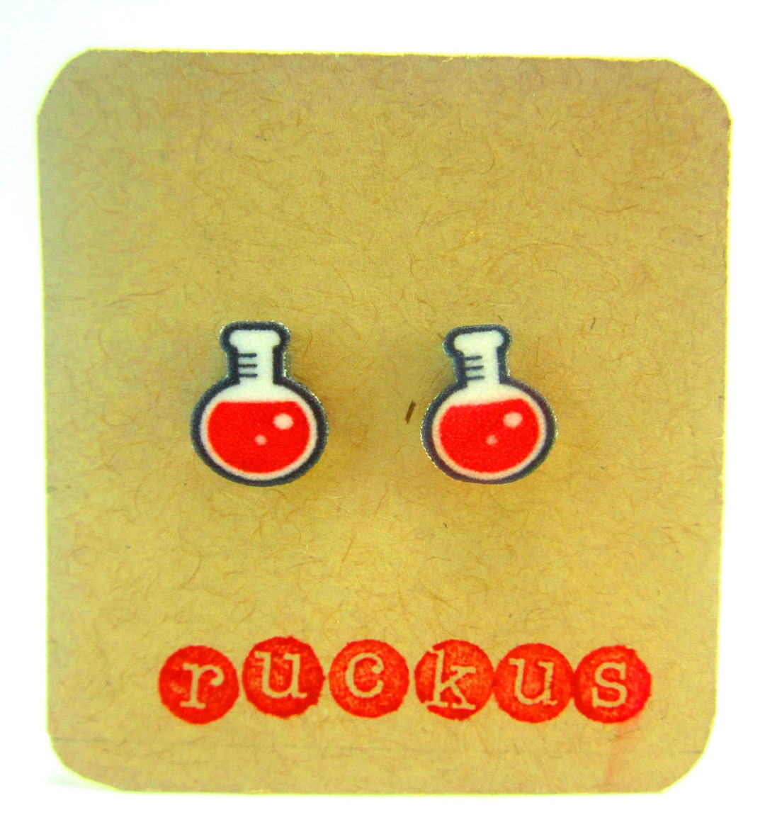 Science Earrings Chemistry Earrings Beaker Geek Earrings Etsy
