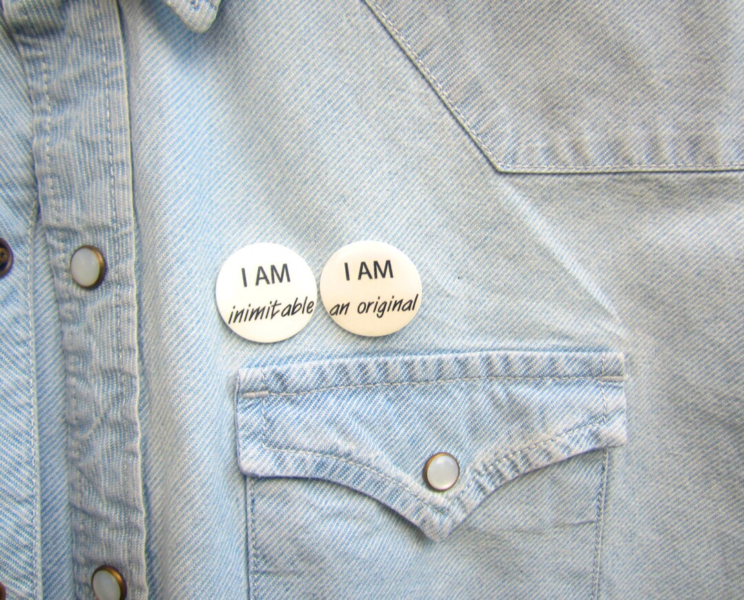I Am Inimitable I Am Original Lapel Pins Alexander Hamilton Etsy