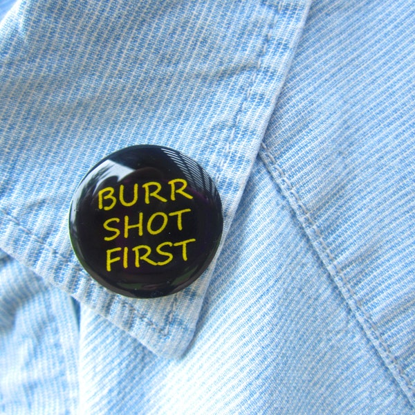 Burr Shot First Lapel Pin, Alexander Hamilton Musical, Broadway Musical Jewelry, Hamilton Jewelry, Hamilton Accessories, Aaron Burr