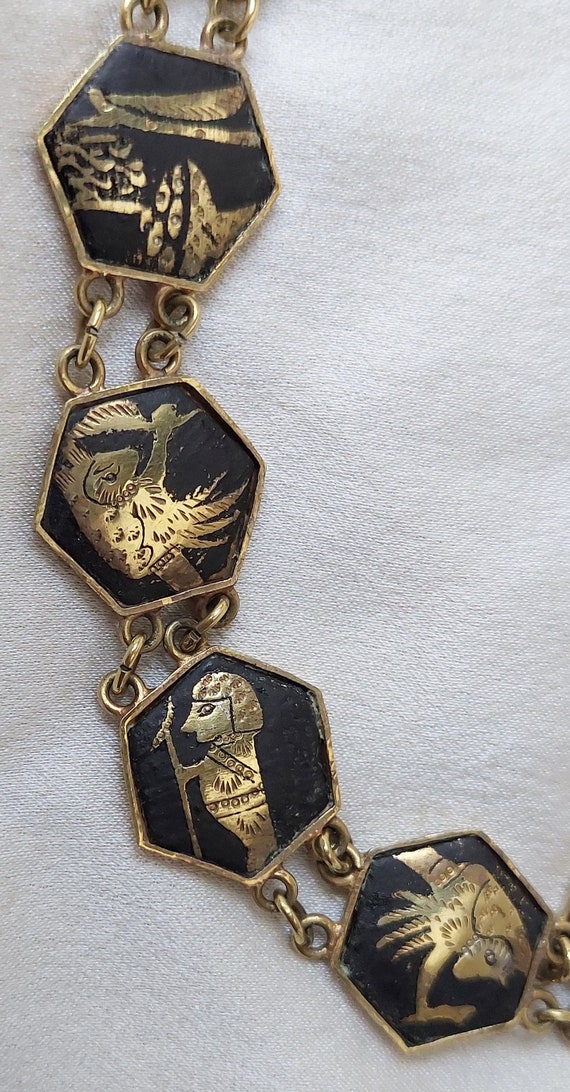 1920's-30's Bracelet-Egyptian Revival-Japanese. - image 2